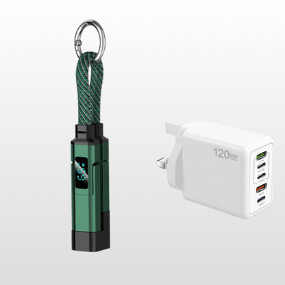 upsell🔥HOT SALE 60% OFF🔥Junafera® 4-in-1 Digital Display Keychain Charging Cable