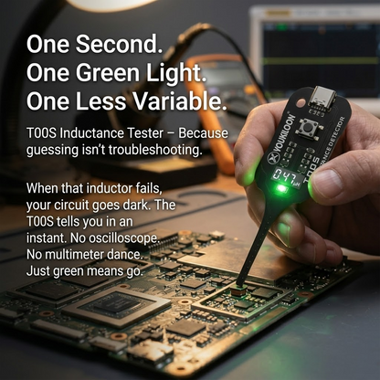 Junafera® 🥳2026 HOT SALE🥳💞50K+ SOLD!💡⚙️ 50% OFF! In-Circuit Inductor Tester – One-button simplicity, clear indicator. Non-contact, rapid diagnosis. A must-have for electronics repair. 📟🕊️