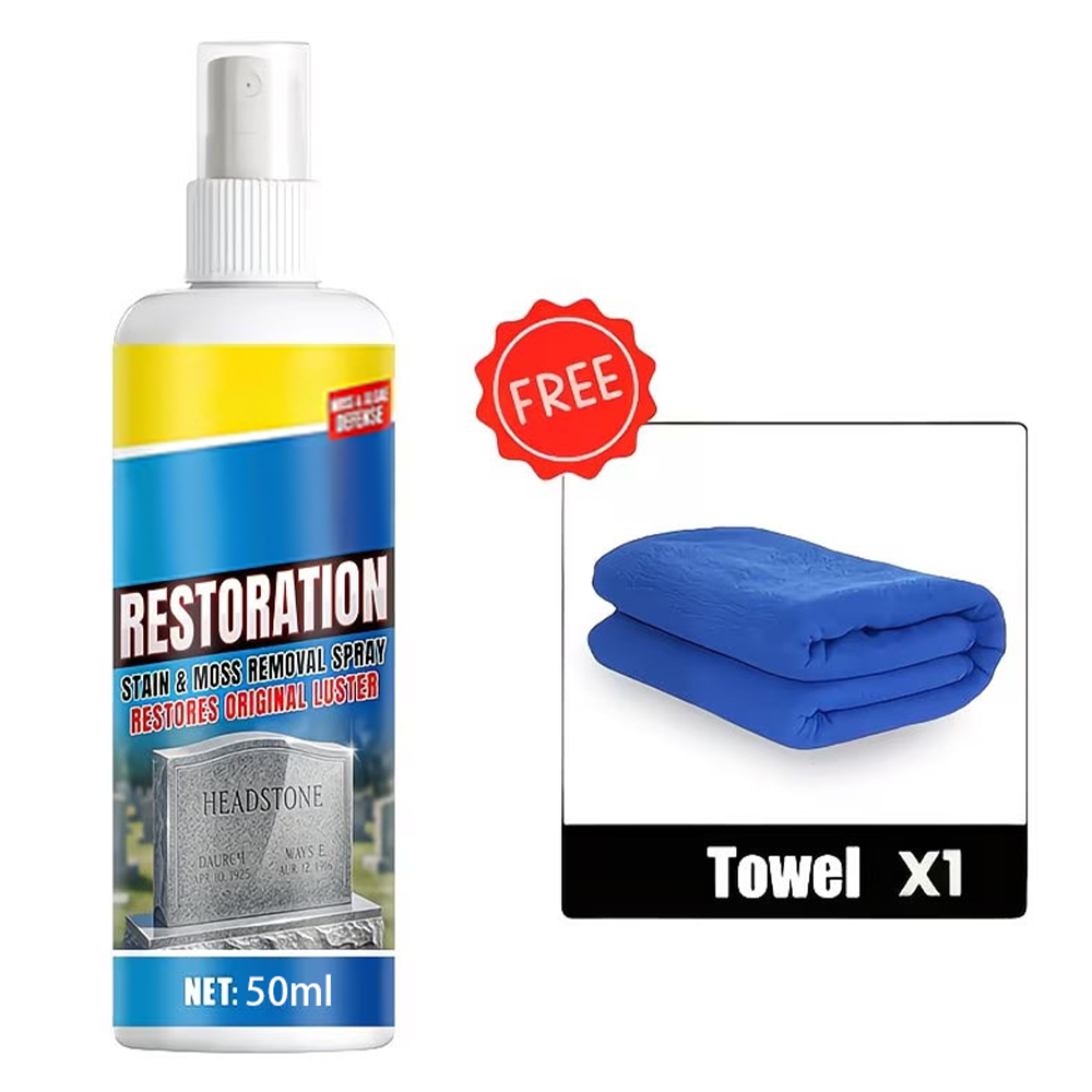 Junafera® ⏰BUY 2 GET 1 FREE!🎁Headstone Cleaning & Restoration Spray – Remove Stains Instantly