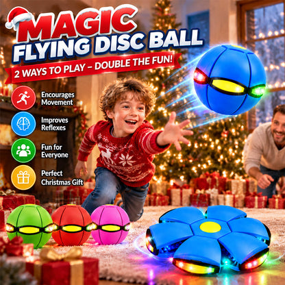 upsell🎁Christmas Special – 2-in-1 Light-Up Transforming Disc Ball | Family Party Game🎄