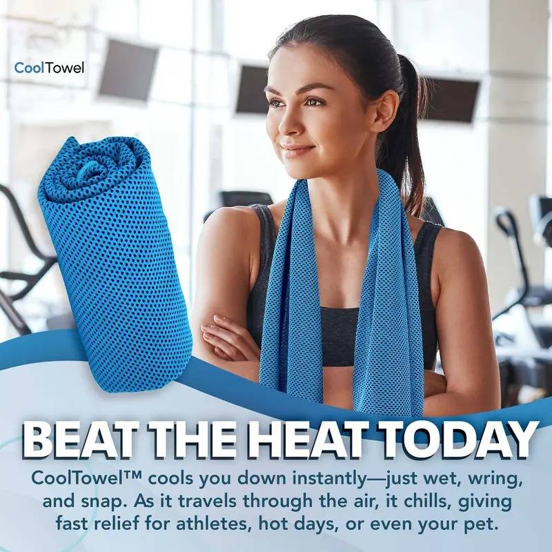 upsell 🎁Last Day Buy 1 Get 1 Free 🔥BQODQO® Cold Sweat Towel You Can Use Anywhere, Anytime! Reusable Soft Absorbent Cooling Portable