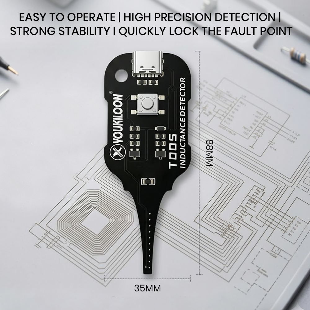Junafera® 🥳2026 HOT SALE🥳💞50K+ SOLD!💡⚙️ 50% OFF! In-Circuit Inductor Tester – One-button simplicity, clear indicator. Non-contact, rapid diagnosis. A must-have for electronics repair. 📟🕊️