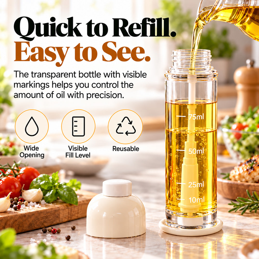 UPSELL 🍳✨Refillable Fine Mist Olive Oil Sprayer – Even Spray Cooking Oil Dispenser for Air Fryers, Grilling, Baking & Everyday Kitchen Use