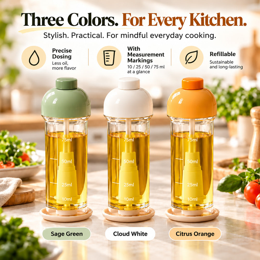 UPSELL 🍳✨Refillable Fine Mist Olive Oil Sprayer – Even Spray Cooking Oil Dispenser for Air Fryers, Grilling, Baking & Everyday Kitchen Use