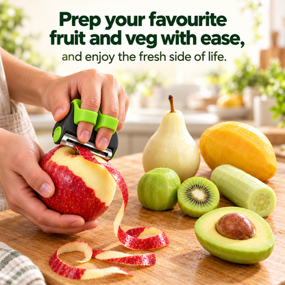 🔪🥔  Ergonomic Fruit & Vegetable Peelers with Soft Grips 🍎🥕Fast Peeling