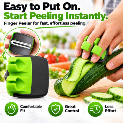 🔪🥔  Ergonomic Fruit & Vegetable Peelers with Soft Grips 🍎🥕Fast Peeling