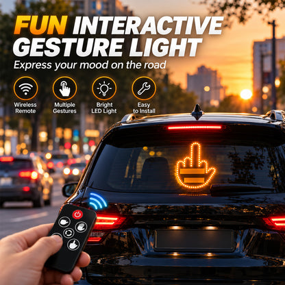 LED Car Gesture Light – Your Mood, Your Message