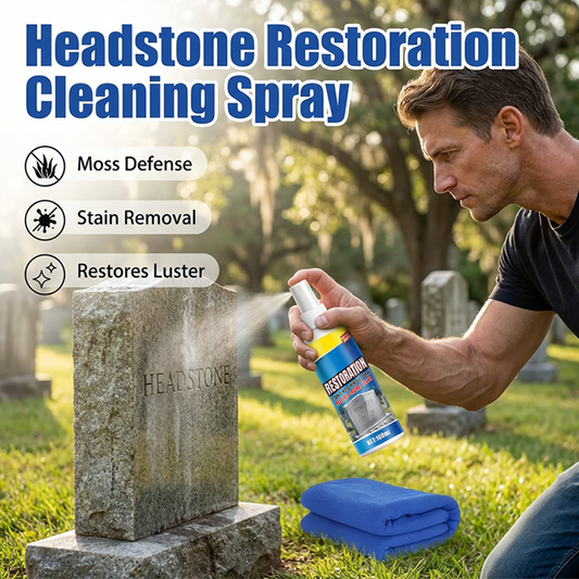Junafera® ⏰BUY 2 GET 1 FREE!🎁Headstone Cleaning & Restoration Spray – Remove Stains Instantly