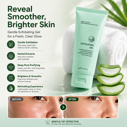 🥳2026 HOT SALE🥳💞50K+ SOLD!💥👵🌸 40% OFF!Junafera® Herbal Extract Brightening Exfoliating Gel
