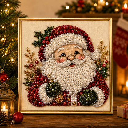 🎨💎Zero-Skill Needed | Junafera® 3D DIY Christmas Pearl Art Kit