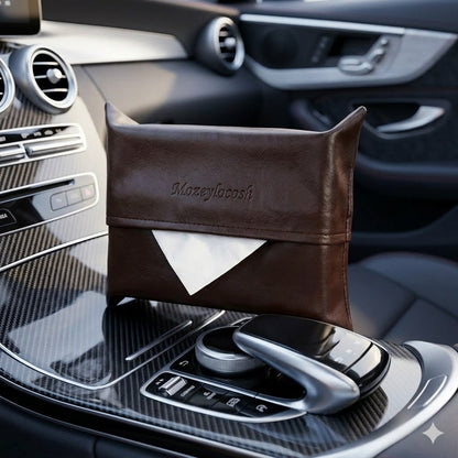 Mozeylocosh | Easy-Reach Car Tissue Box: Secure Hanging Design for Safe Driving & Quick Access