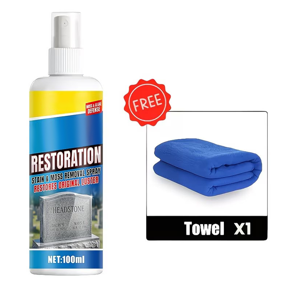 Junafera® ⏰BUY 2 GET 1 FREE!🎁Headstone Cleaning & Restoration Spray – Remove Stains Instantly