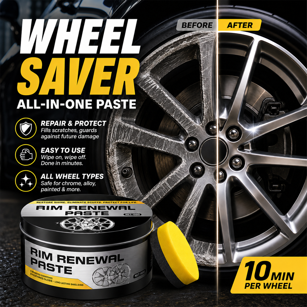 🥳 2026 HOT SALE 🥳 ✨ Junafera® All-in-One Wheel Care & Restoration Paste ✨ 🔥 50K+ SOLD! Join 30,000+ Happy Customers Worldwide!