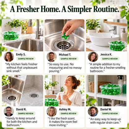 🥳Buy 1 Get 1 Free – 100 PCS !! Drain Deodorizer Pods – Bio‑enzyme formula neutralizes smells at the source. Instant fresh scent, no harsh chemicals. 🚰✅
