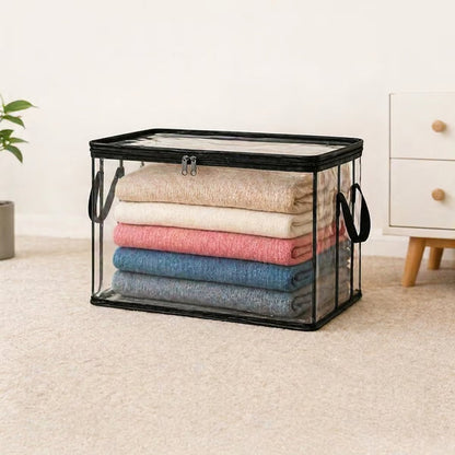 Junafera® ⏰🔥LIMITED TIME 50% OFF! 🏠 Transparent Large-Capacity Dustproof & Moisture-Proof Storage Bag – Perfect for Clothes, Toys, Books & More ✨