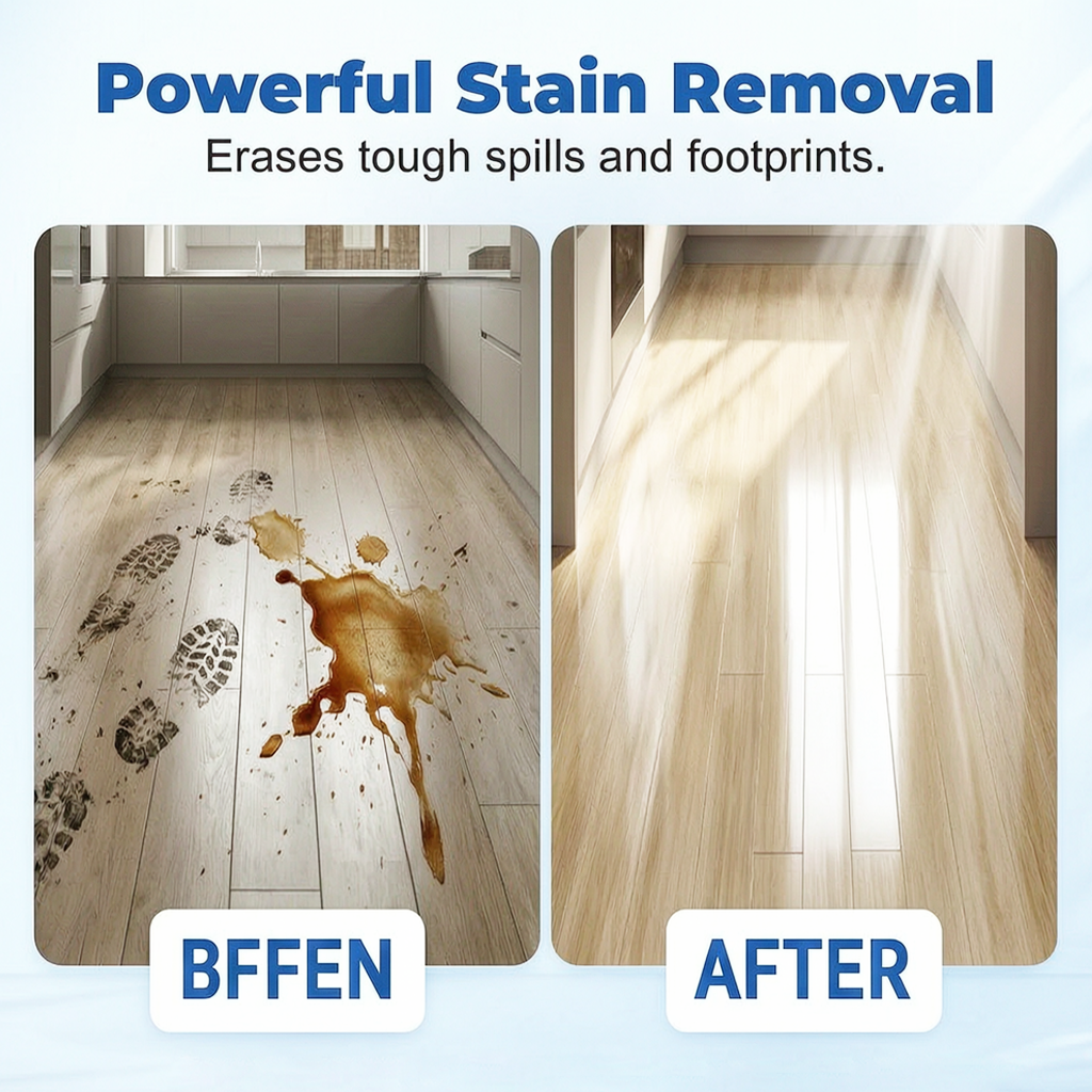 🥳2026 HOT SALE🥳💞50K+ SOLD!⏳✨ 50% OFF! Water‑Soluble Floor Sheets – Just drop in water, no measuring. Cleans & shines all floors. Safe & streak‑free. 120 sheets pack. Your daily helper. 🧹💧