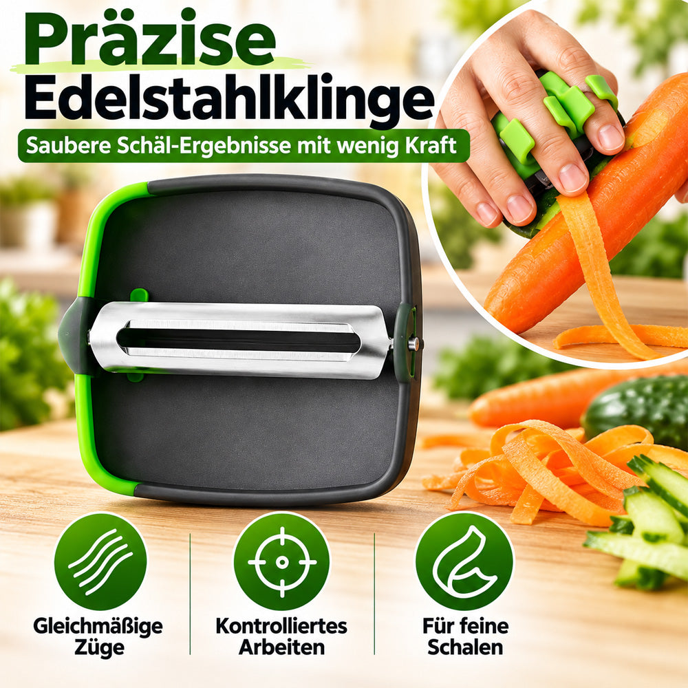 UPSELL🔪🥔 2-Piece Palm Peeler Set – Ergonomic Fruit & Vegetable Peelers with Soft Grips 🍎🥕Fast Peeling