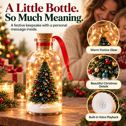UPSELL🎄 Christmas Voice Keepsake Bottle – Little Voices, Love Notes & Memories to Treasure 🎁