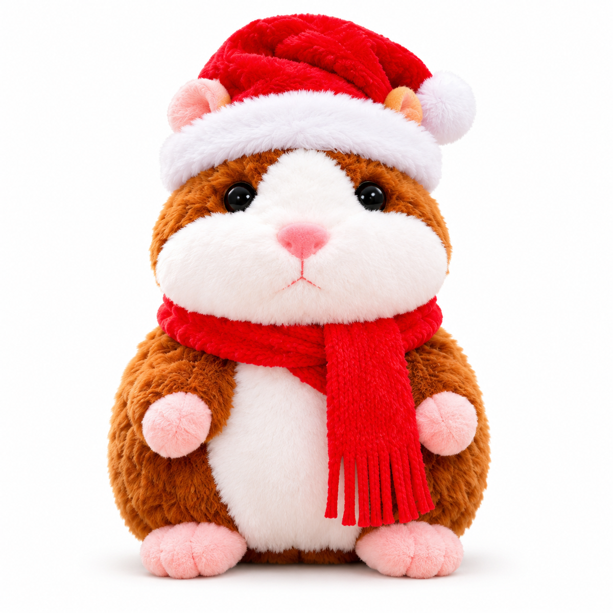 🎄 Talking Hamster Plush – Interactive Learning Toy & Fun Christmas Gift for Kids 🎁
