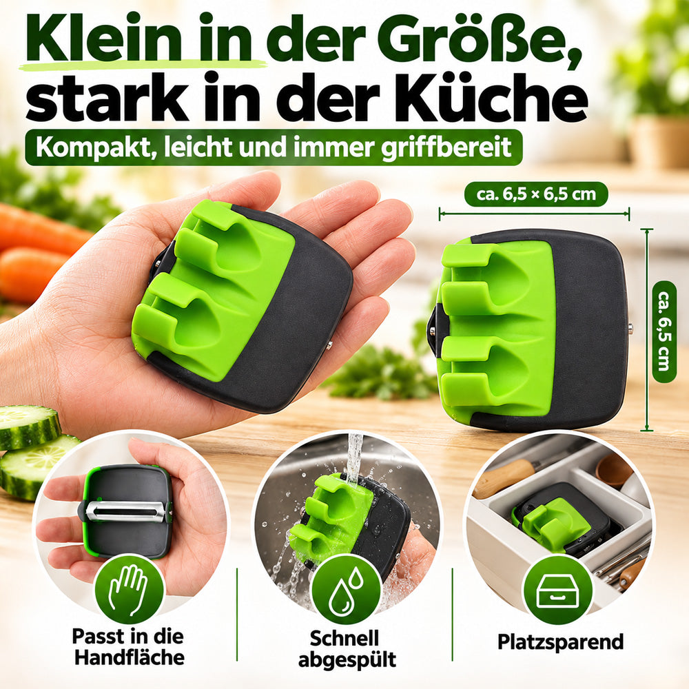 UPSELL🔪🥔 2-Piece Palm Peeler Set – Ergonomic Fruit & Vegetable Peelers with Soft Grips 🍎🥕Fast Peeling