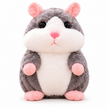 🎄 Talking Hamster Plush – Interactive Learning Toy & Fun Christmas Gift for Kids 🎁