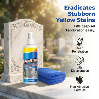 Junafera® ⏰BUY 2 GET 1 FREE!🎁Headstone Cleaning & Restoration Spray – Remove Stains Instantly