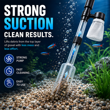 🎉50% off 🔥 Junafera® Electric Aquarium Gravel Cleaner✨