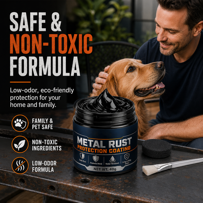 🥳2026 HOT SALE🥳💞50K+ SOLD!🔧🏠 60% OFF! Junafera® Metal Rust Protection Black Repair Paste – Restores rusty gates, railings & tools. Forms protective coating – no need to replace! 🛡️✨ upsell