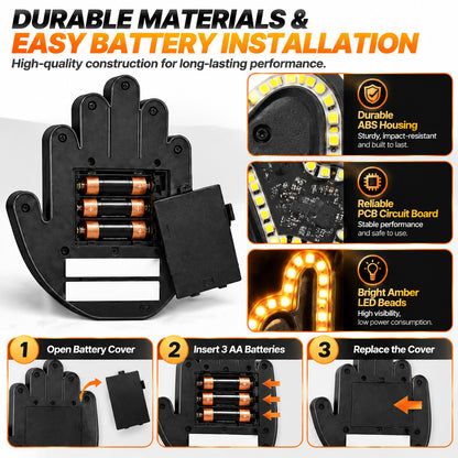 LED Car Gesture Light – Your Mood, Your Message