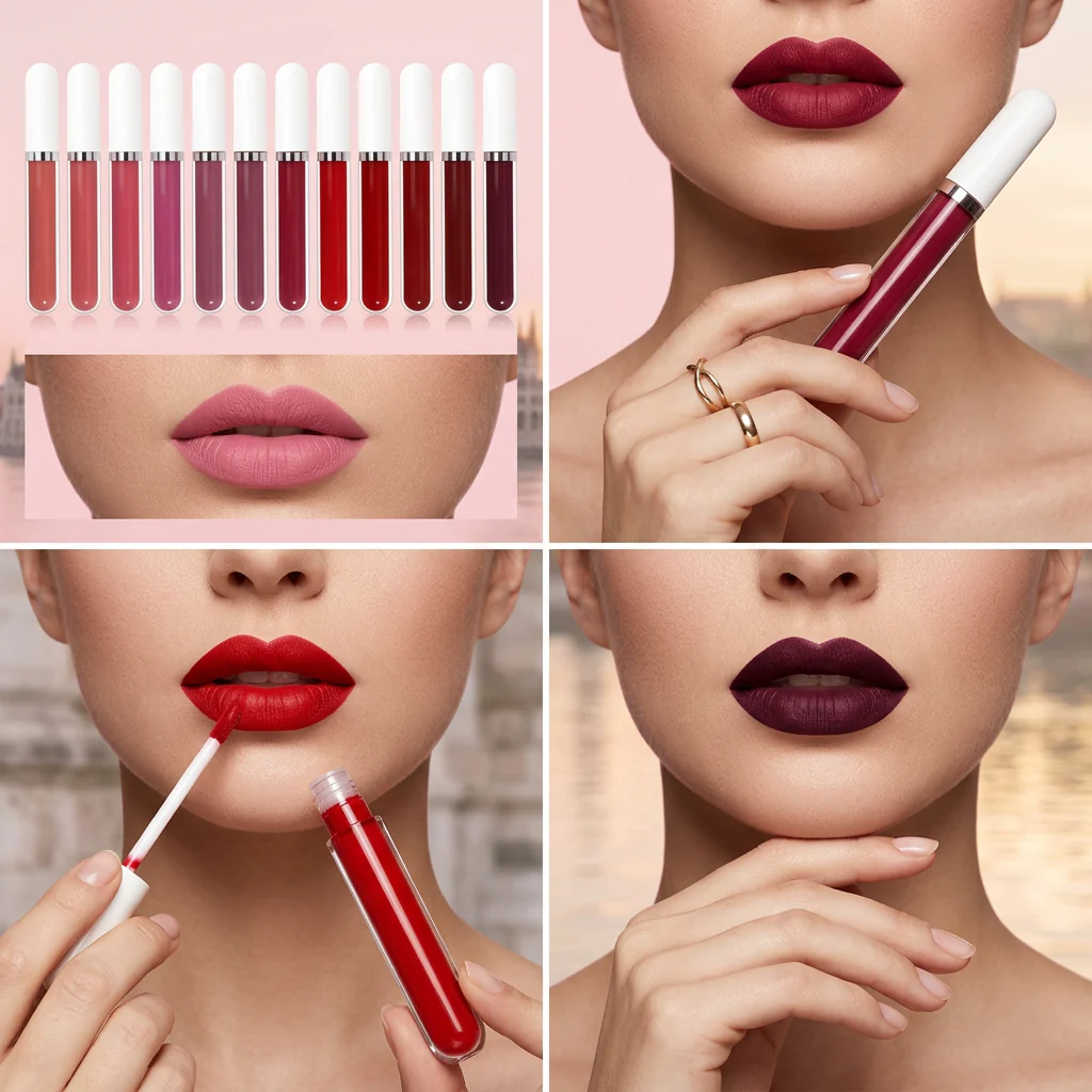 Junafera® 💞50K+ SOLD💝10Pcs Matte Waterproof  Long Lasting Lip Gloss