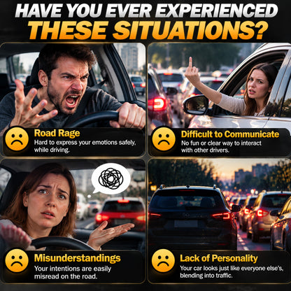 LED Car Gesture Light – Your Mood, Your Message