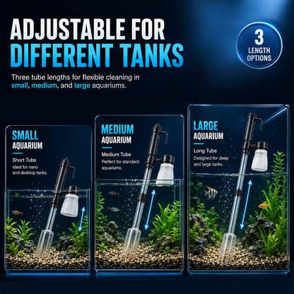 🎉50% off 🔥 Junafera® Electric Aquarium Gravel Cleaner✨