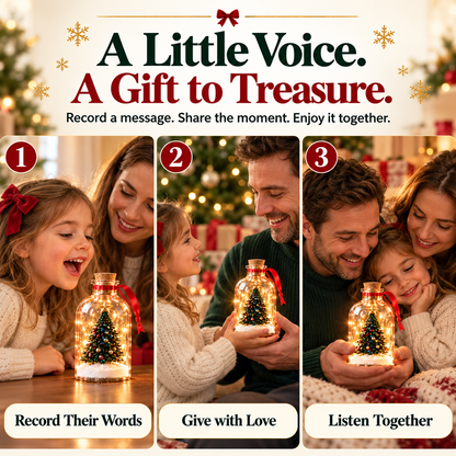 UPSELL🎄 Christmas Voice Keepsake Bottle – Little Voices, Love Notes & Memories to Treasure 🎁