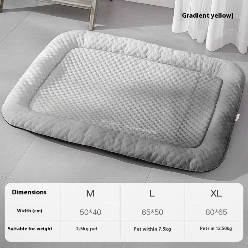❄️Junafera® Pet Cooling Mat for Dogs & Cats 🐾  Naturally Cool Ice-Silk Pad • Breathable, Washable & Soft