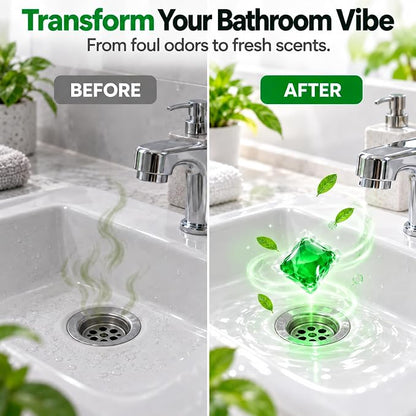 🥳Buy 1 Get 1 Free – 100 PCS !! Drain Deodorizer Pods – Bio‑enzyme formula neutralizes smells at the source. Instant fresh scent, no harsh chemicals. 🚰✅