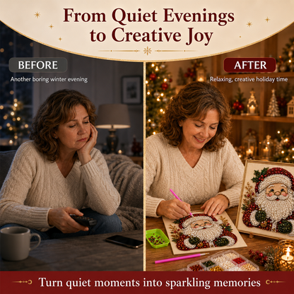 🎨💎Zero-Skill Needed | Junafera® 3D DIY Christmas Pearl Art Kit