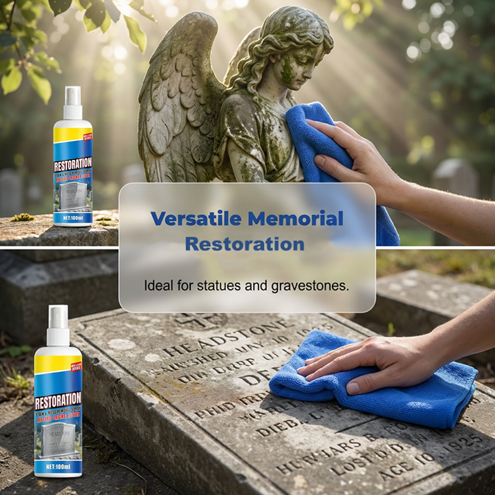 Junafera® ⏰BUY 2 GET 1 FREE!🎁Headstone Cleaning & Restoration Spray – Remove Stains Instantly