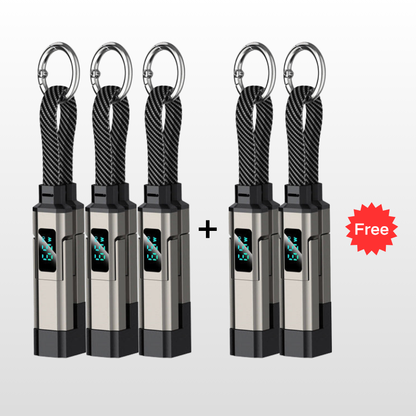 upsell🔥HOT SALE 60% OFF🔥Junafera® 4-in-1 Digital Display Keychain Charging Cable