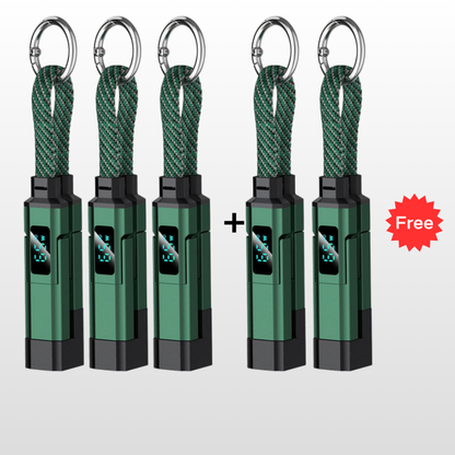 upsell🔥HOT SALE 60% OFF🔥Junafera® 4-in-1 Digital Display Keychain Charging Cable
