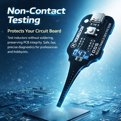 Junafera® 🥳2026 HOT SALE🥳💞50K+ SOLD!💡⚙️ 50% OFF! In-Circuit Inductor Tester – One-button simplicity, clear indicator. Non-contact, rapid diagnosis. A must-have for electronics repair. 📟🕊️
