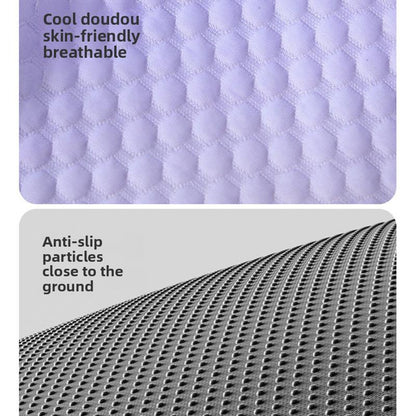 ❄️Junafera® Pet Cooling Mat for Dogs & Cats 🐾  Naturally Cool Ice-Silk Pad • Breathable, Washable & Soft