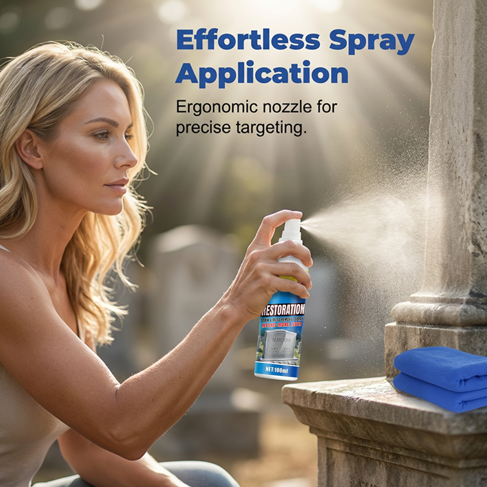 Junafera® ⏰BUY 2 GET 1 FREE!🎁Headstone Cleaning & Restoration Spray – Remove Stains Instantly