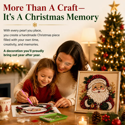 🎨💎Zero-Skill Needed | Junafera® 3D DIY Christmas Pearl Art Kit