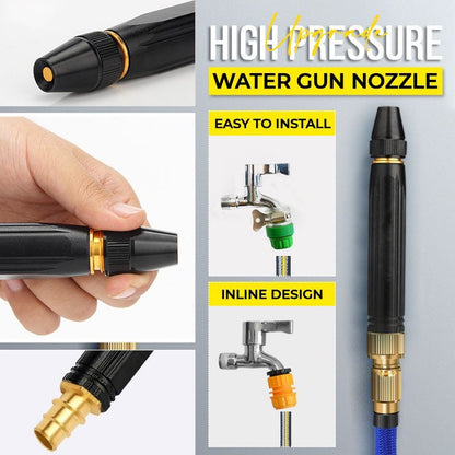 Junafera®🔥 High Pressure Water Nozzle 💧✨Multi-Purpose for Car, Garden & Household Cleaning