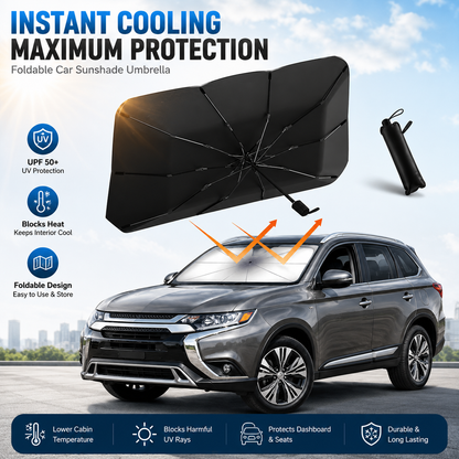 🔥Junafera® 2026 Upgraded Car Windshield Sun Shade Umbrella