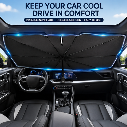 🔥Junafera® 2026 Upgraded Car Windshield Sun Shade Umbrella