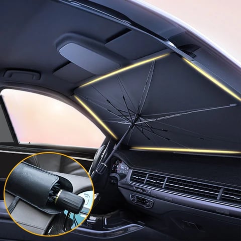 🔥Junafera® 2026 Upgraded Car Windshield Sun Shade Umbrella