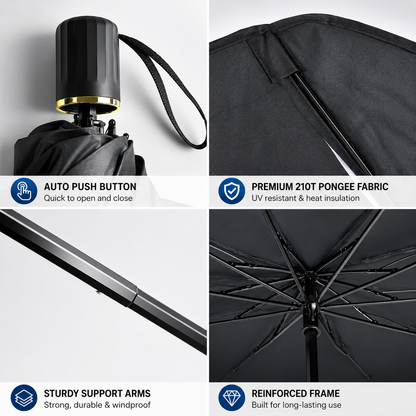 🔥Junafera® 2026 Upgraded Car Windshield Sun Shade Umbrella
