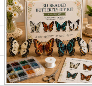 Junafera®🔥Hot Sale - 50% OFF🔥🏆Limited Time Sale 49% OFF🧵✨Petite 3D Beaded Animal Craft Kit