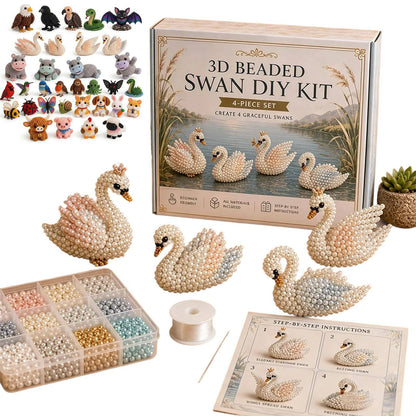 Junafera®🔥Hot Sale - 50% OFF🔥🏆Limited Time Sale 49% OFF🧵✨Petite 3D Beaded Animal Craft Kit